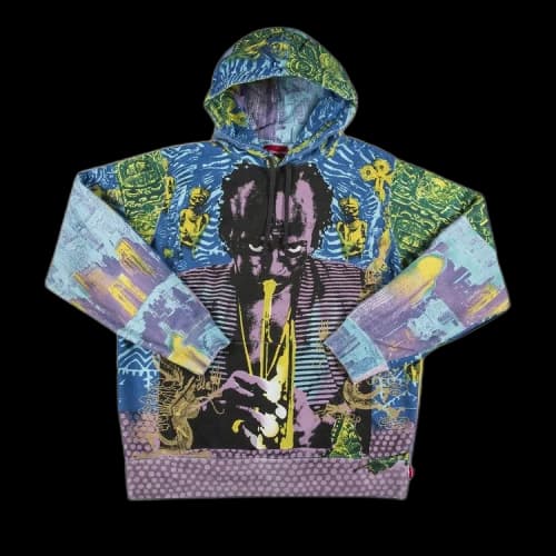 Supreme Miles Davis Hooded Sweatshirt 'Blue'
