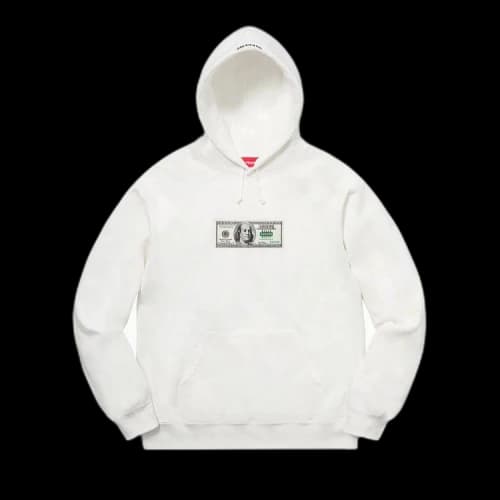 Supreme Franklin Hooded Sweatshirt 'White'