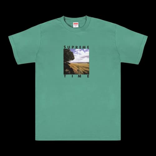 Supreme Time Tee 'Dusty Teal'