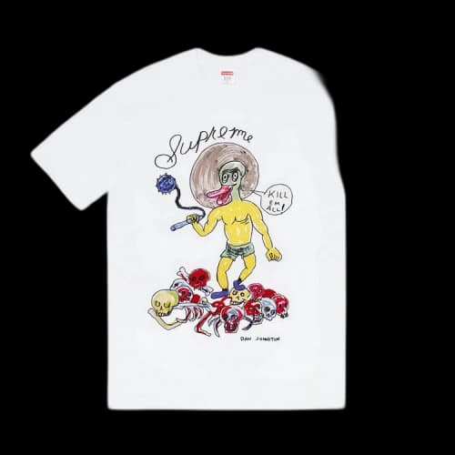 Supreme x Daniel Johnston Kill Em All Tee 'White'