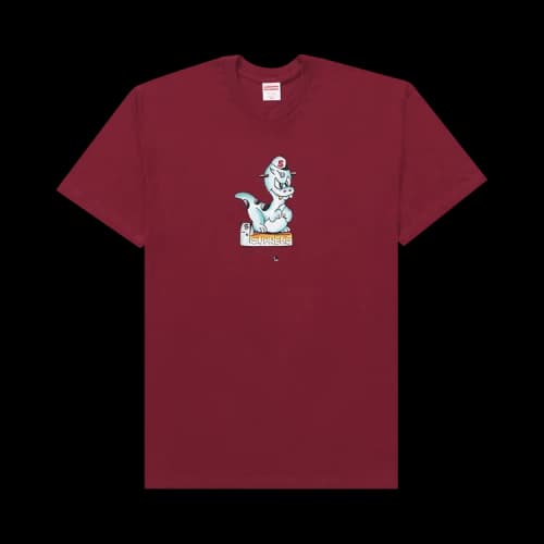 Supreme Dinosaur Tee 'Burgundy'
