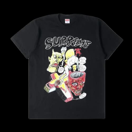 Supreme x Daniel Johnston Tee 'Black'