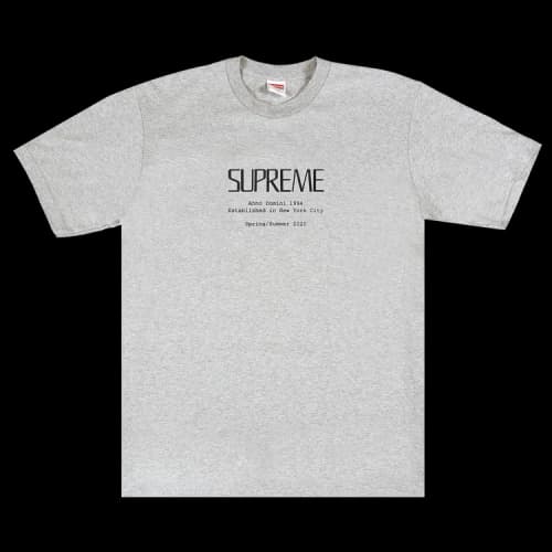Supreme Anno Domini Tee 'Heather Grey'