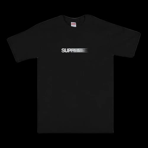 Supreme Motion Logo Tee 'Black'