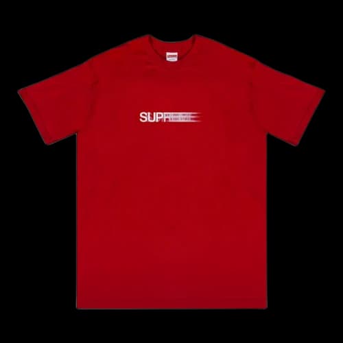Supreme Motion Logo Tee 'Red'
