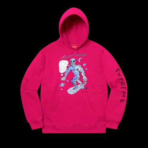 Supreme x Daniel Johnson Hooded Sweatshirt 'Fushsia'