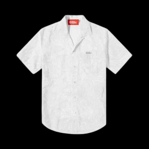 032C Topos Nylon Shor-Tsleeve T-Shirt 'White'
