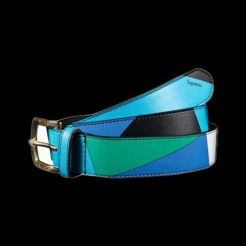 Supreme x Emilio Pucci Belt 'Blue'