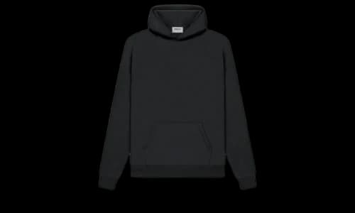 Fear of God Essentials Pull-Over Hoodie (SS21) Black/Stretch Limo