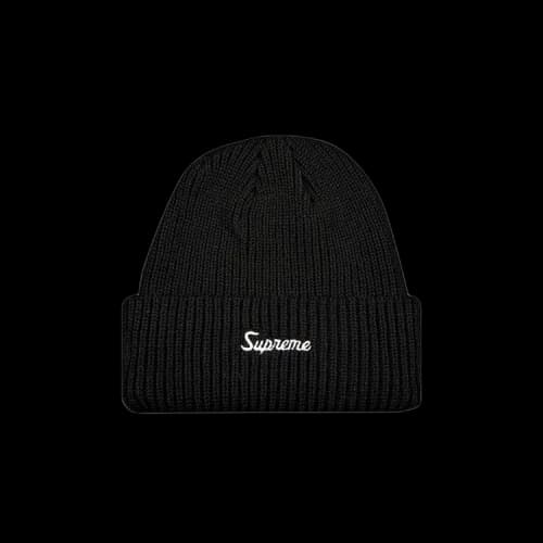 Supreme Loose Gauge Beanie 'Black'