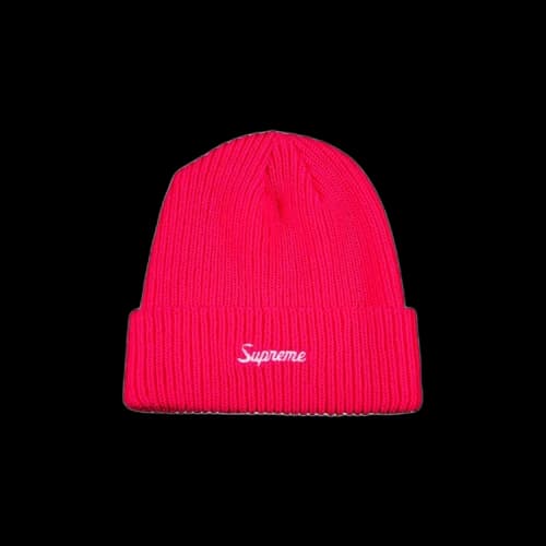 Supreme Loose Gauge Beanie 'Pink'