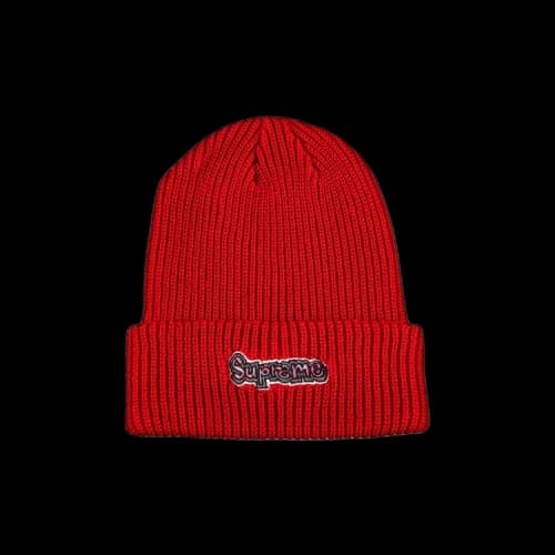 Supreme Gonz Logo Beanie 'Burnt Red'