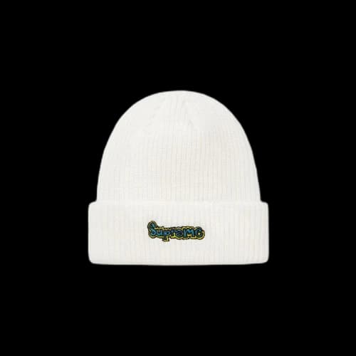 Supreme Gonz Logo Beanie 'White'