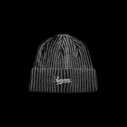 Supreme Bleached Rib Beanie 'Black'