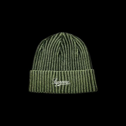 Supreme Bleached Rib Beanie 'Olive'
