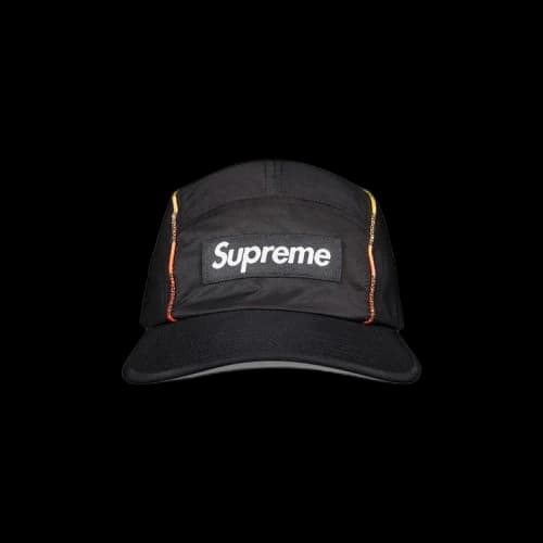 Supreme Gradient Piping Camp Cap 'Black'