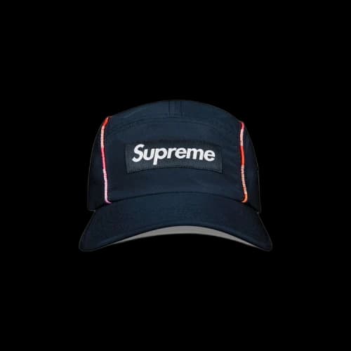 Supreme Gradient Piping Camp Cap 'Navy'