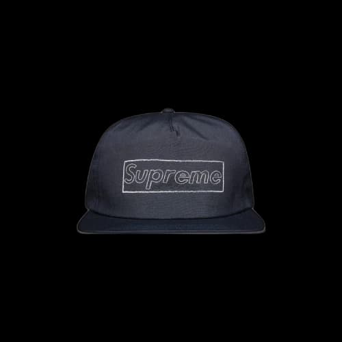 Supreme x KAWS Chalk Logo 5-Panel 'Navy'