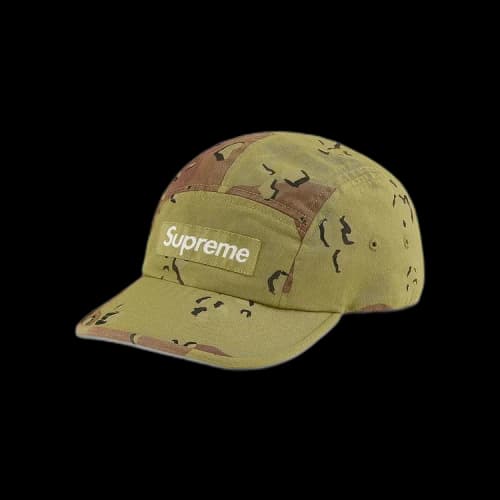 Supreme Overdyed Camo Camp Cap 'Green'