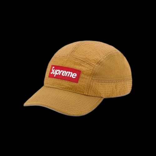Supreme Mesh Seersucker Camp Cap 'Tan'