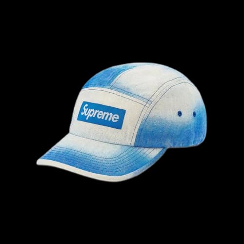 Supreme Spray Canvas Camp Cap 'Blue'