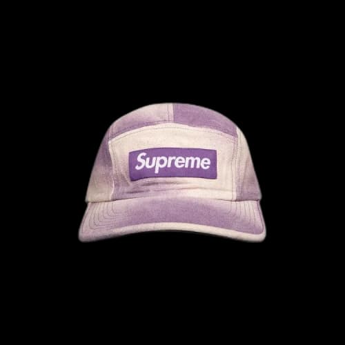 Supreme Spray Canvas Camp Cap 'Purple'
