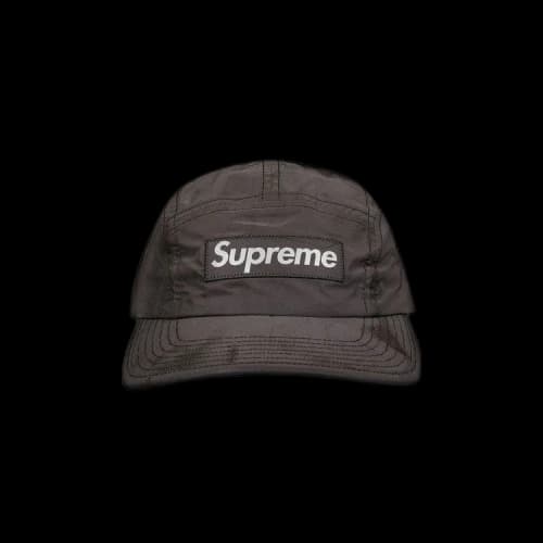 Supreme Reflective Dyed Camp Cap 'Black'