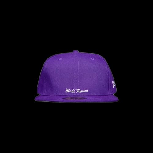 Supreme x New Era Reverse Box Logo Hat 'Purple'