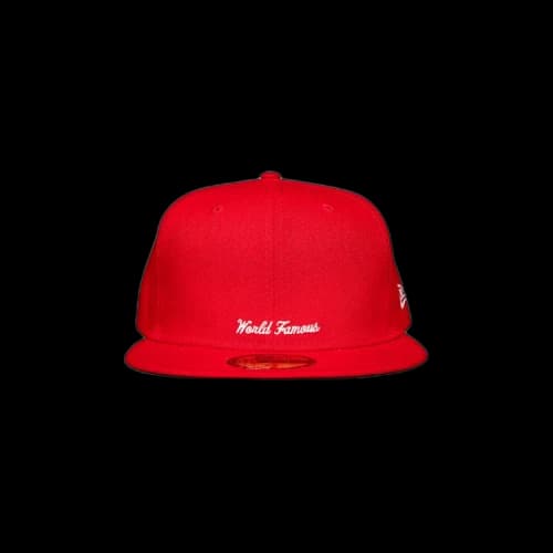 Supreme x New Era Reverse Box Logo Hat 'Red'