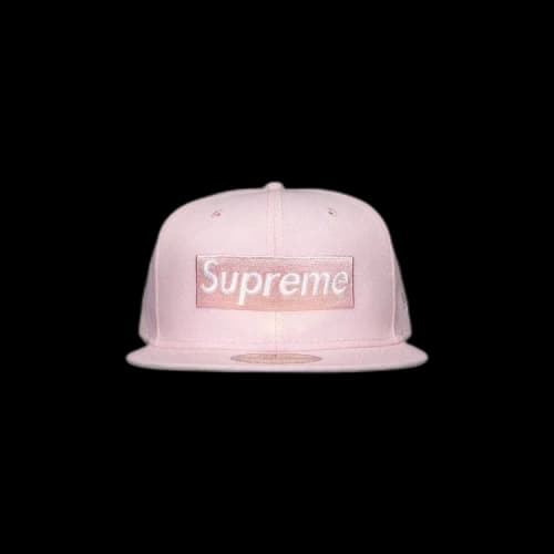 Supreme x New Era Champions Box Logo Hat 'Pink'