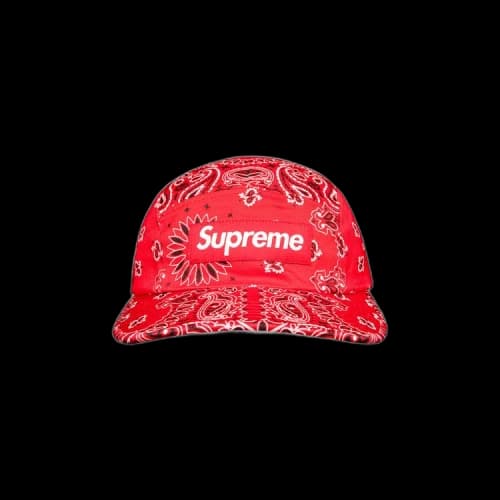 Supreme Bandana Camp Cap 'Red'