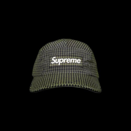 Supreme 2-Tone Ripstop Camp Cap 'Black'