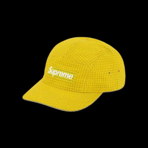 Supreme 2-Tone Ripstop Camp Cap 'Yellow'