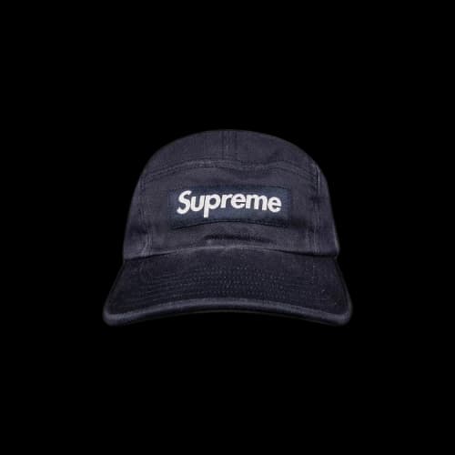 Supreme Washed Chino Twill Camp Cap 'Navy'
