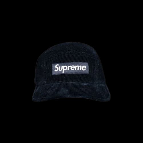 Supreme Fine Wale Corduroy Camp Cap 'Navy'