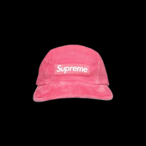 Supreme Fine Wale Corduroy Camp Cap 'Pink'