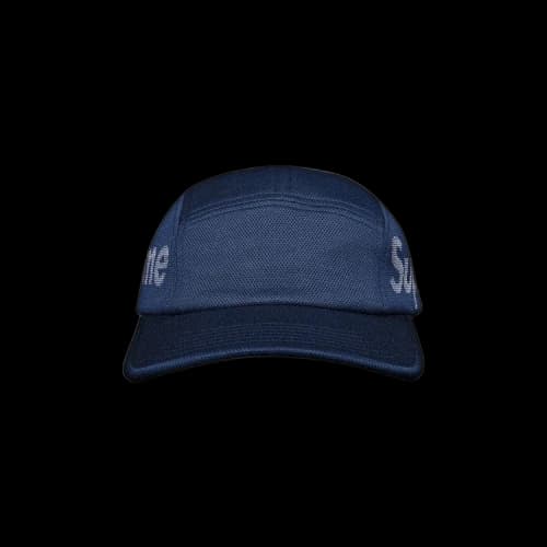 Supreme Jacquard Pique Camp Cap 'Navy'