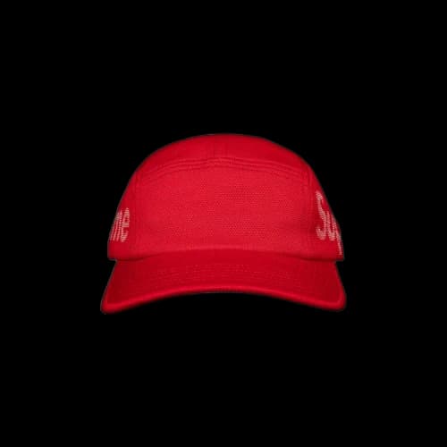 Supreme Jacquard Pique Camp Cap 'Red'