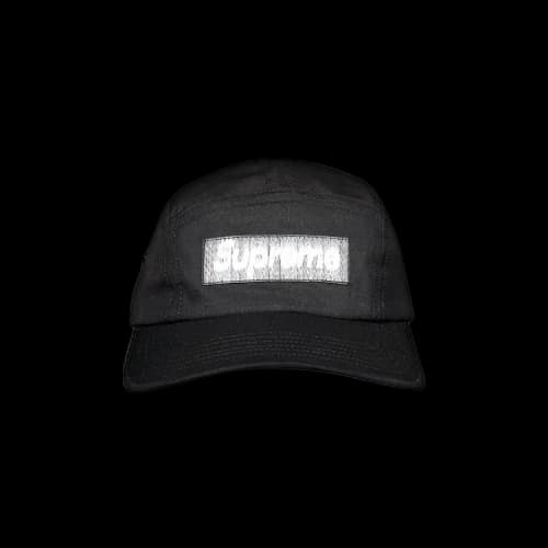 Supreme Reversed Label Camp Cap 'Black'