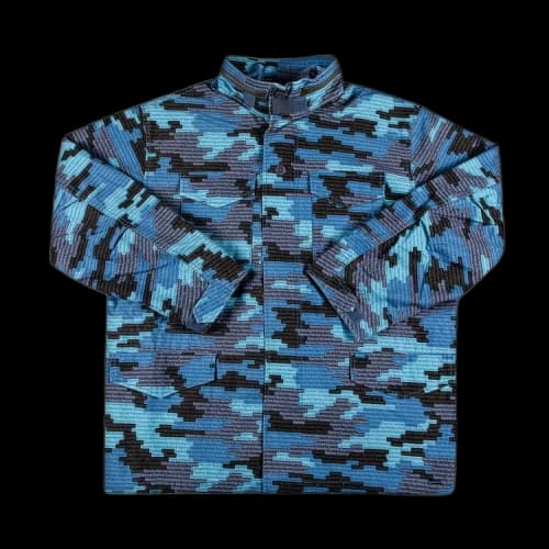 Supreme Logo Camo M-65 Jacket 'Blue'