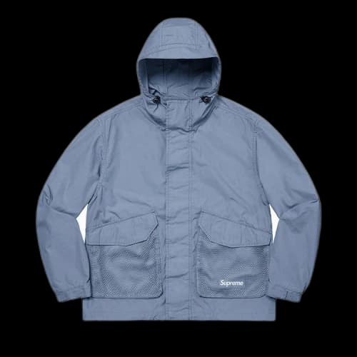 Supreme Mesh Pocket Cargo Jacket 'Slate'