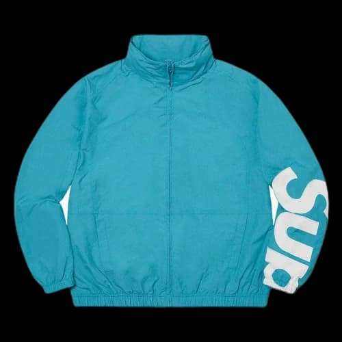 Supreme Spellout Track Jacket 'Aqua'