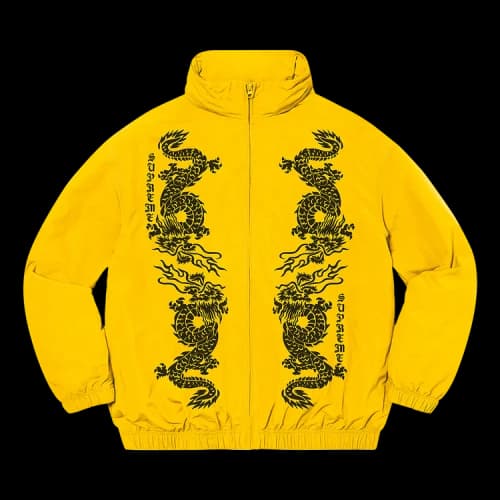Supreme Dragon Track Jacket 'Yellow'
