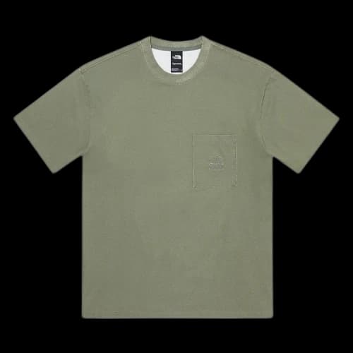 Supreme x The North Face Pigment Printed Pocket Tee 'Olive'