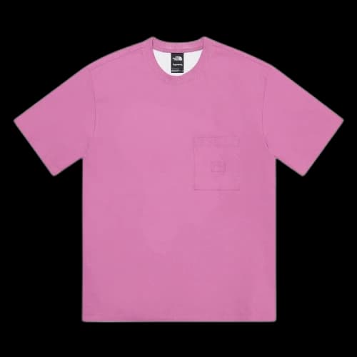Supreme x The North Face Pigment Printed Pocket Tee 'Pink'