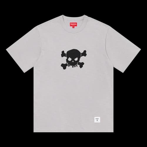 Supreme Skull Short-Sleeve Top 'Grey'