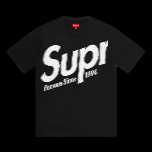 Supreme Intarsia Spellout Short-Sleeve Top 'Black'
