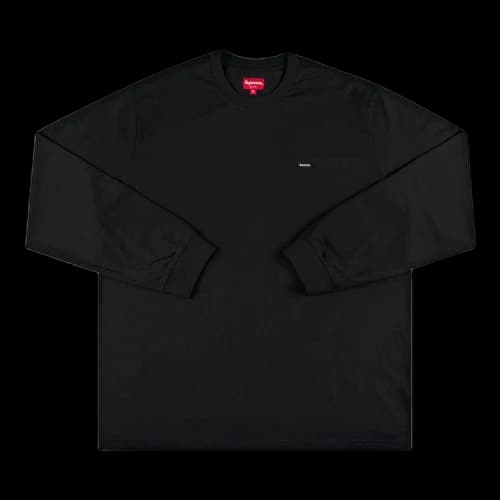 Supreme Small Box Long-Sleeve Tee 'Black'