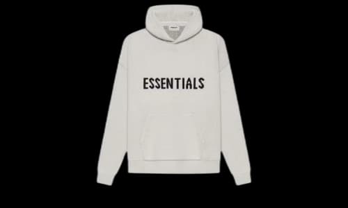Fear of God Essentials Knit Pullover Hoodie (SS21) Light Heather Oatmeal