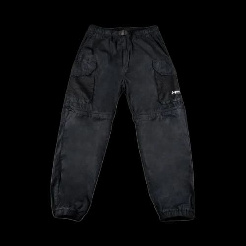 Supreme Mesh Pocket Belted Cargo Pant 'Black'